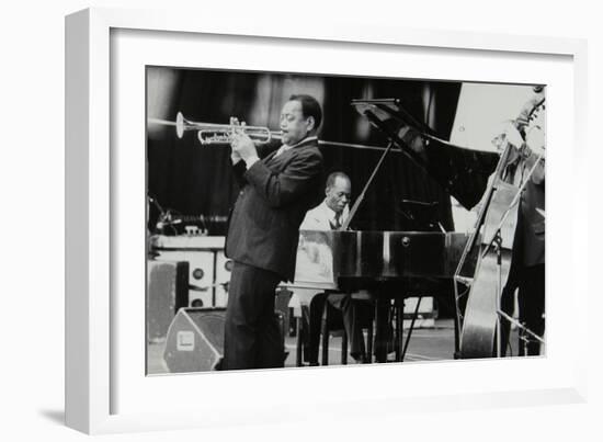 The Jonah Jones Quartet and Hank Jones, Newport Jazz Festival, Ayresome Park, Middlesbrough, 1978-Denis Williams-Framed Photographic Print
