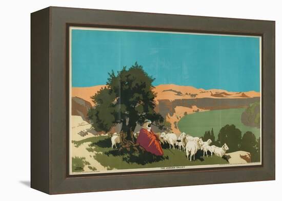 The Jordan Valley, from the Series 'Buy Jaffa Oranges'-Frank Newbould-Framed Premier Image Canvas