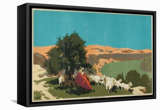 The Jordan Valley, from the Series 'Buy Jaffa Oranges'-Frank Newbould-Framed Premier Image Canvas