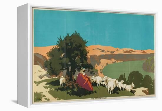 The Jordan Valley, from the Series 'Buy Jaffa Oranges'-Frank Newbould-Framed Premier Image Canvas