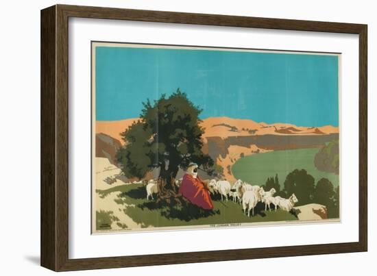 The Jordan Valley, from the Series 'Buy Jaffa Oranges'-Frank Newbould-Framed Giclee Print