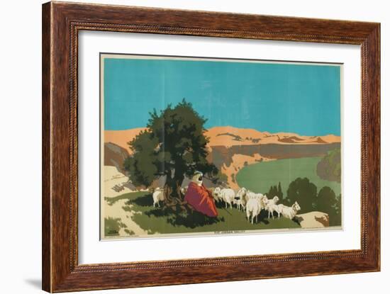 The Jordan Valley, from the Series 'Buy Jaffa Oranges'-Frank Newbould-Framed Giclee Print