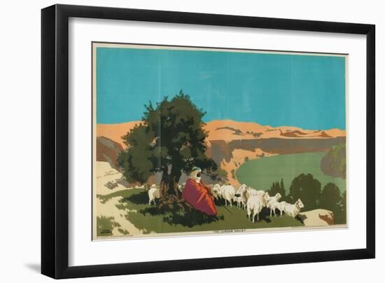 The Jordan Valley, from the Series 'Buy Jaffa Oranges'-Frank Newbould-Framed Giclee Print