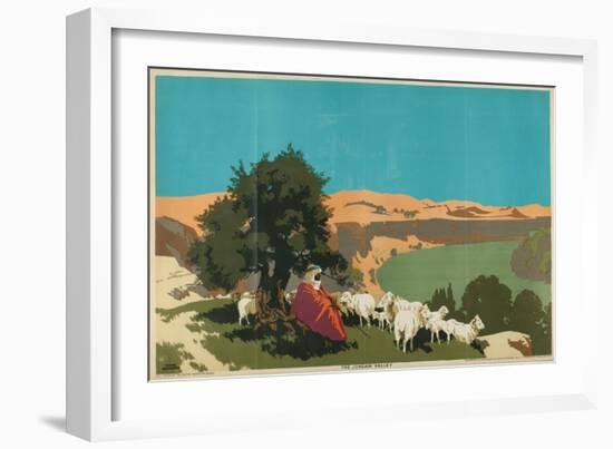 The Jordan Valley, from the Series 'Buy Jaffa Oranges'-Frank Newbould-Framed Giclee Print