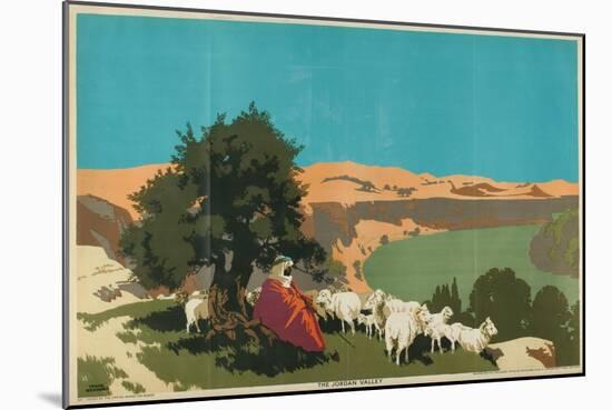 The Jordan Valley, from the Series 'Buy Jaffa Oranges'-Frank Newbould-Mounted Giclee Print