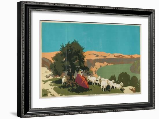 The Jordan Valley, from the Series 'Buy Jaffa Oranges'-Frank Newbould-Framed Giclee Print