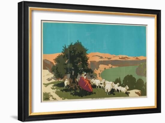 The Jordan Valley, from the Series 'Buy Jaffa Oranges'-Frank Newbould-Framed Giclee Print