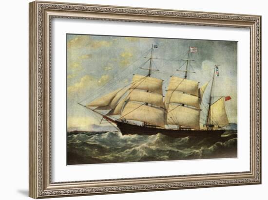 'The Joseph Cunard', 1839, (1938)-Samuel Walters-Framed Giclee Print