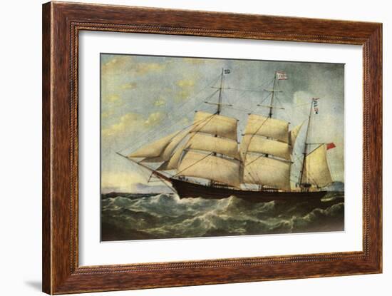 'The Joseph Cunard', 1839, (1938)-Samuel Walters-Framed Giclee Print