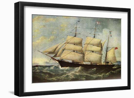 'The Joseph Cunard', 1839, (1938)-Samuel Walters-Framed Giclee Print