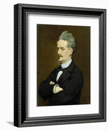 The Journalist Henri Rochefort-Edouard Manet-Framed Giclee Print