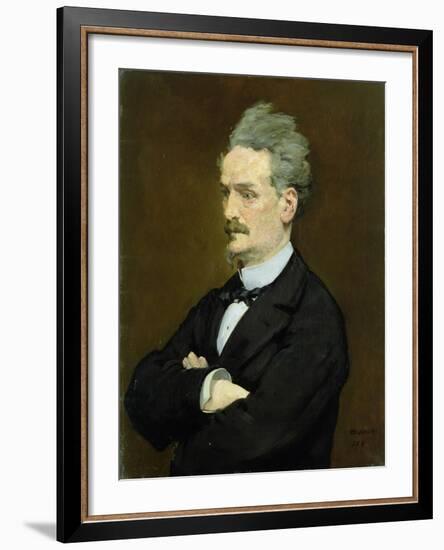 The Journalist Henri Rochefort-Edouard Manet-Framed Giclee Print