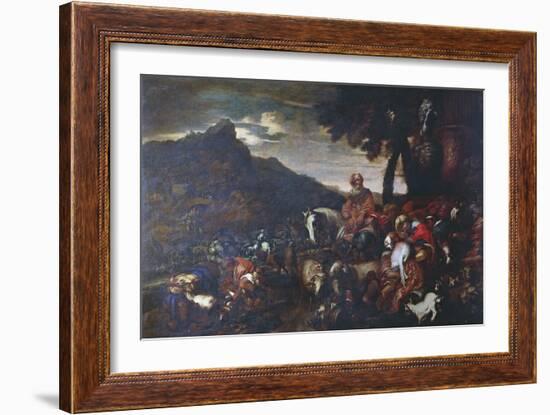 The Journey of Abraham's Family-Giovanni Benedetto Castiglione-Framed Giclee Print