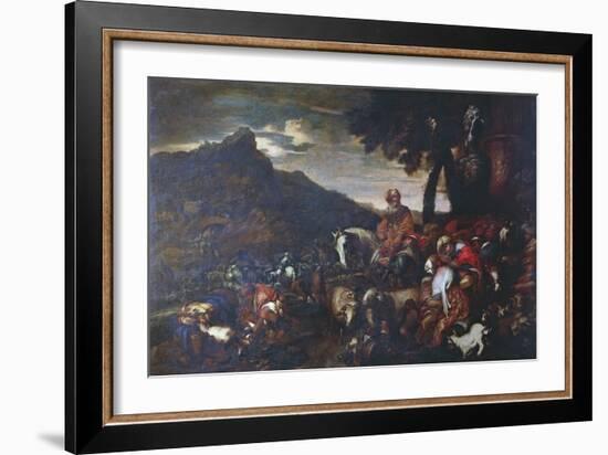 The Journey of Abraham's Family-Giovanni Benedetto Castiglione-Framed Giclee Print