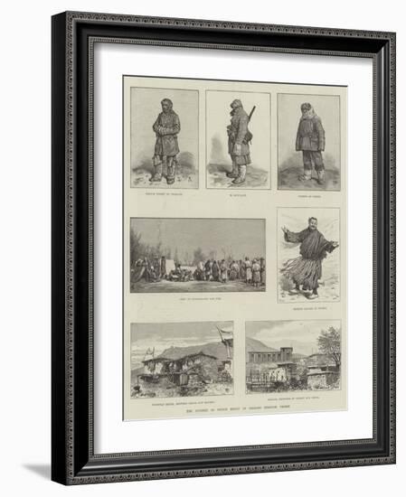 The Journey of Prince Henry of Orleans Through Thibet-Johann Nepomuk Schonberg-Framed Giclee Print