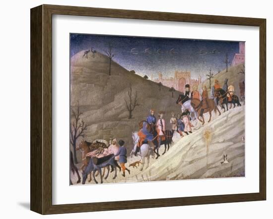 The Journey of the Magi-Sassetta-Framed Giclee Print