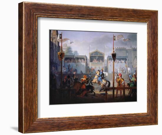 The Joust of the 14th Century, 1812-Pierre Jean François Turpin-Framed Giclee Print