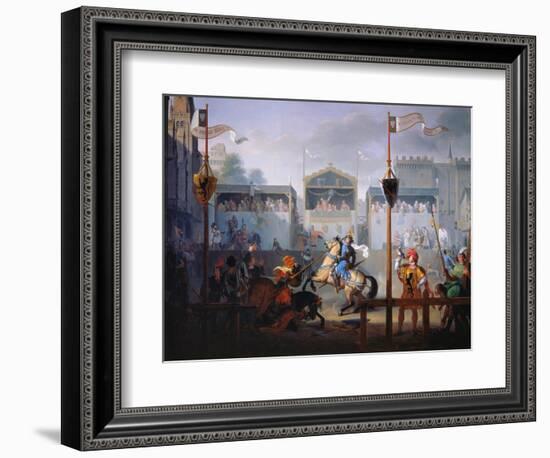 The Joust of the 14th Century, 1812-Pierre Jean François Turpin-Framed Giclee Print