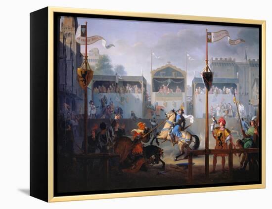 The Joust of the 14th Century, 1812-Pierre Jean François Turpin-Framed Premier Image Canvas