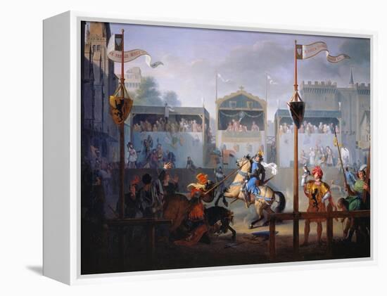 The Joust of the 14th Century, 1812-Pierre Jean François Turpin-Framed Premier Image Canvas