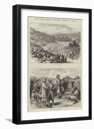 The Jowaki Campaign, North-West Frontier of India-null-Framed Giclee Print