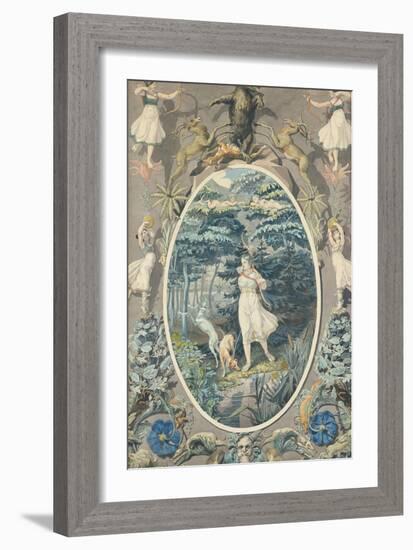 The Joy of Hunting, 1808-9-Philipp Otto Runge-Framed Giclee Print