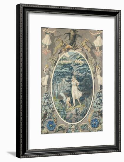 The Joy of Hunting, 1808-9-Philipp Otto Runge-Framed Giclee Print