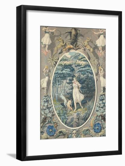 The Joy of Hunting, 1808-9-Philipp Otto Runge-Framed Giclee Print