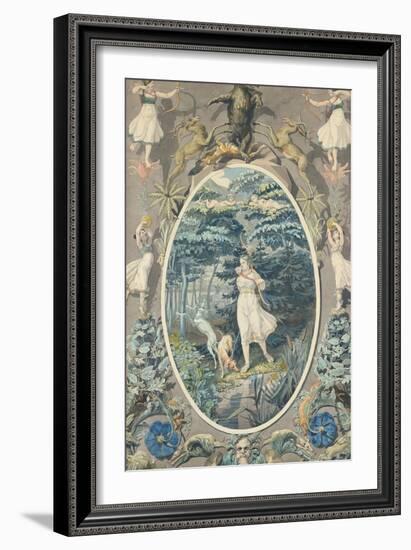 The Joy of Hunting, 1808-9-Philipp Otto Runge-Framed Giclee Print