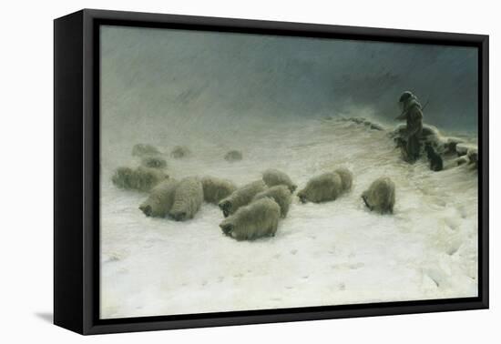 The Joyless Winter Day-Joseph Farquharson-Framed Premier Image Canvas