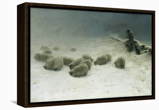 The Joyless Winter Day-Joseph Farquharson-Framed Premier Image Canvas