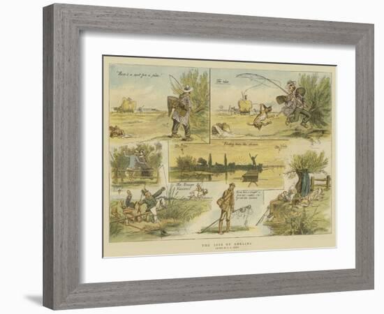 The Joys of Angling-Charles Edwin Fripp-Framed Giclee Print