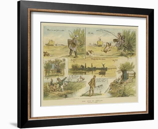 The Joys of Angling-Charles Edwin Fripp-Framed Giclee Print