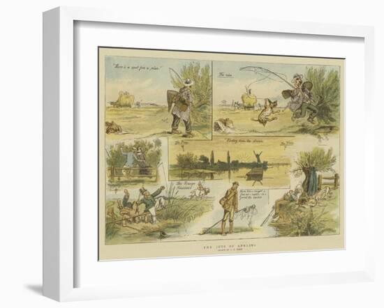 The Joys of Angling-Charles Edwin Fripp-Framed Giclee Print