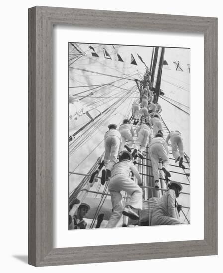 The Juan Sebastin at International Naval Review-Hank Walker-Framed Photographic Print