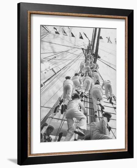 The Juan Sebastin at International Naval Review-Hank Walker-Framed Photographic Print