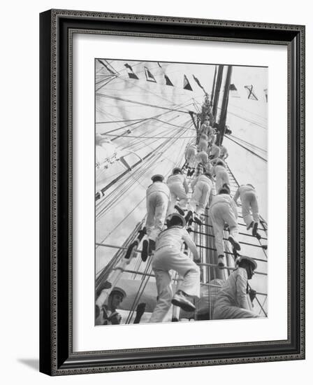 The Juan Sebastin at International Naval Review-Hank Walker-Framed Photographic Print