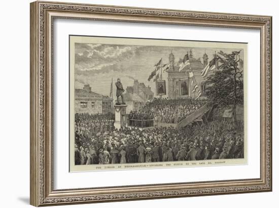 The Jubilee at Middlesbrough, Unveiling the Statue to the Late Mr Bolckow-null-Framed Giclee Print
