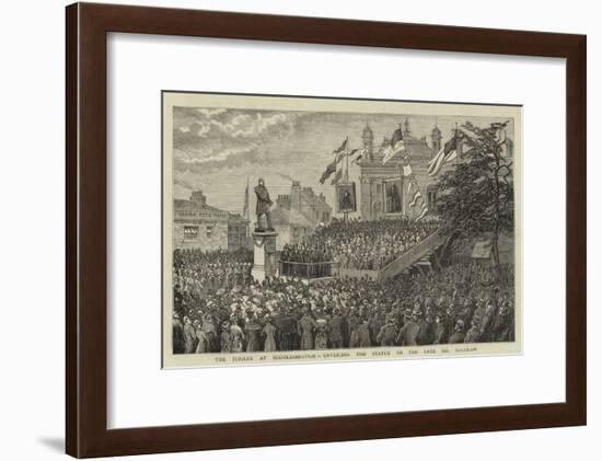 The Jubilee at Middlesbrough, Unveiling the Statue to the Late Mr Bolckow-null-Framed Giclee Print