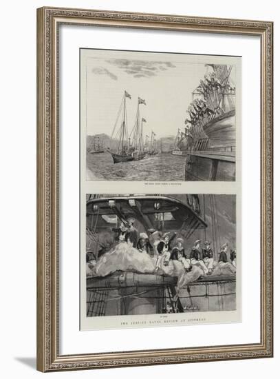 The Jubilee Naval Review at Spithead-null-Framed Giclee Print