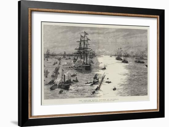 The Jubilee Naval Review at Spithead-William Lionel Wyllie-Framed Giclee Print