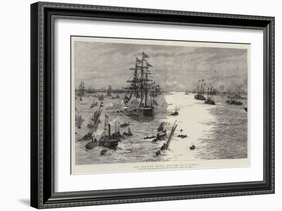 The Jubilee Naval Review at Spithead-William Lionel Wyllie-Framed Giclee Print