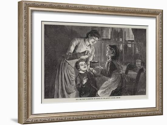 The Jubilee of Her Majesty the Queen-Robert Barnes-Framed Giclee Print