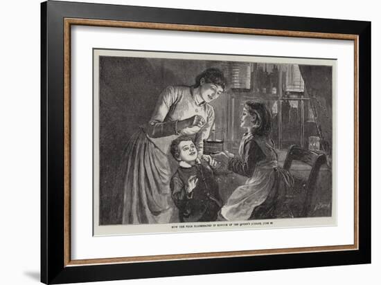 The Jubilee of Her Majesty the Queen-Robert Barnes-Framed Giclee Print