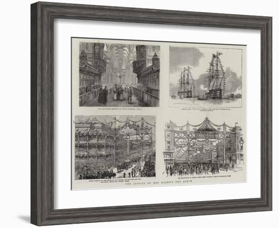 The Jubilee of Her Majesty the Queen-William Edward Atkins-Framed Giclee Print