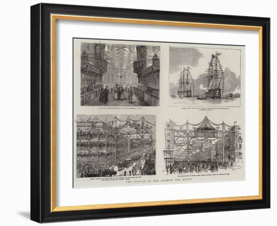 The Jubilee of Her Majesty the Queen-William Edward Atkins-Framed Giclee Print