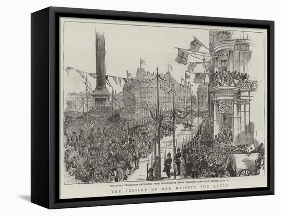 The Jubilee of Her Majesty the Queen-null-Framed Premier Image Canvas