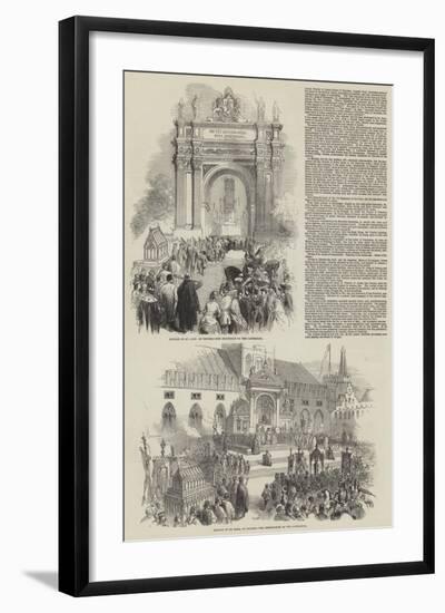 The Jubilee of St Sang at Bruges-null-Framed Giclee Print