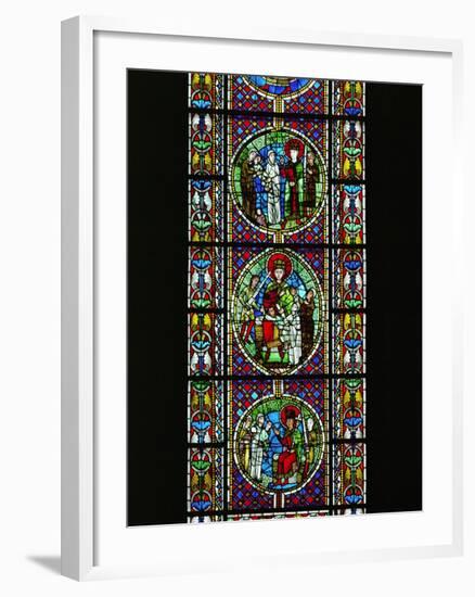 The Judgement of King Solomon, from the North Transept, Late 12th CE-null-Framed Giclee Print