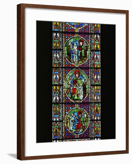 The Judgement of King Solomon, from the North Transept, Late 12th CE-null-Framed Giclee Print